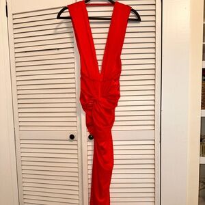 Coral Baobab Dress